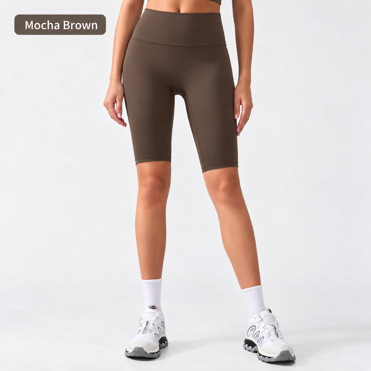 SMOVOV High-Waisted Sculpting Biker Shorts – One Size | AG004