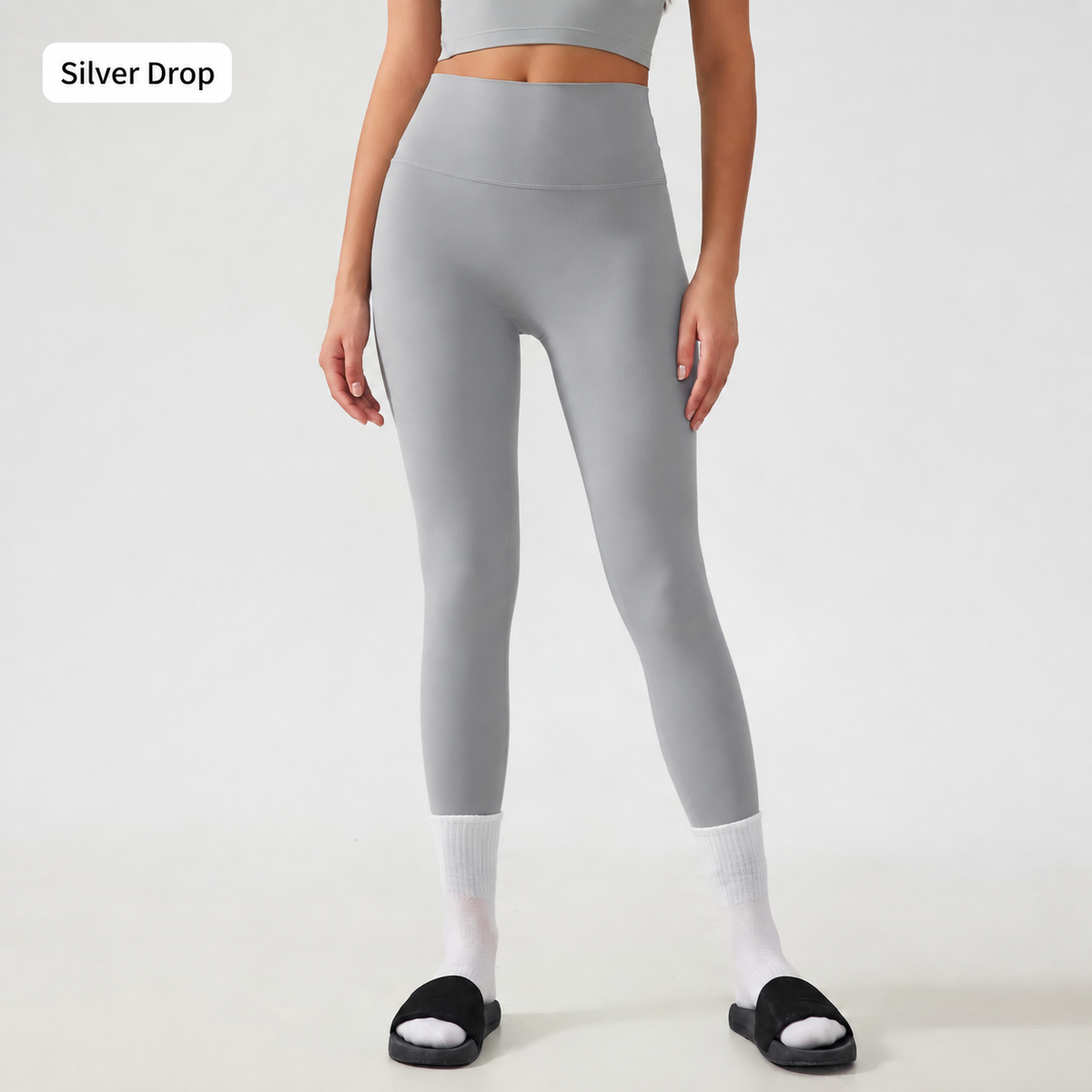 Women's High-Waisted 7/8 Workout Leggings | Sculpting Yoga Pants – SMOVOV