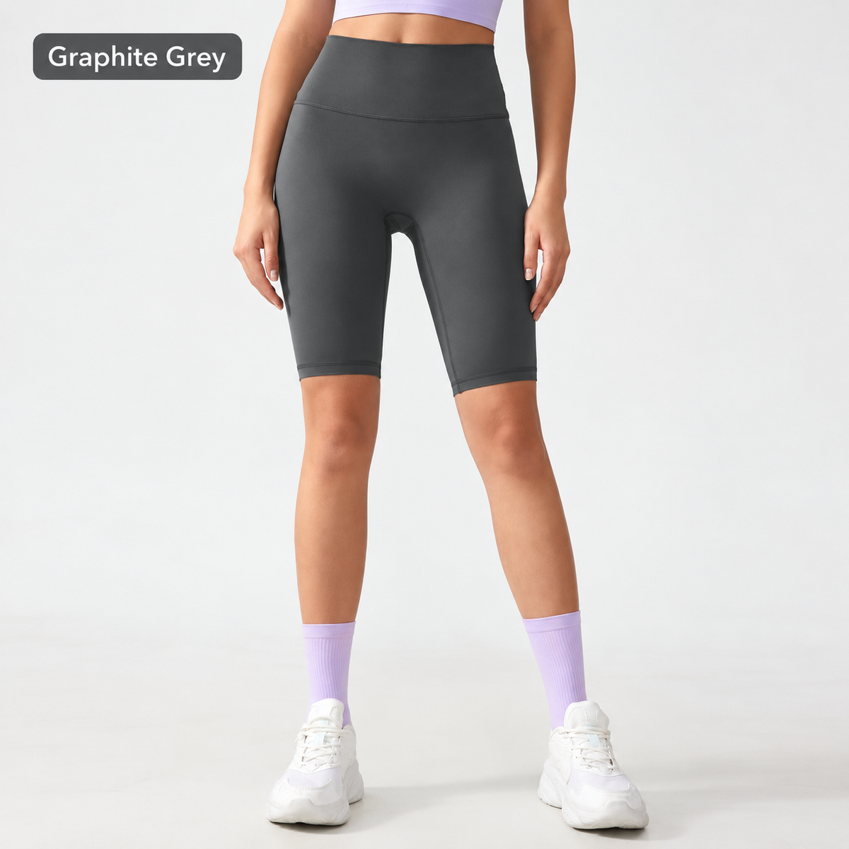 SMOVOV High-Waisted Sculpting Biker Shorts – One Size | AG004