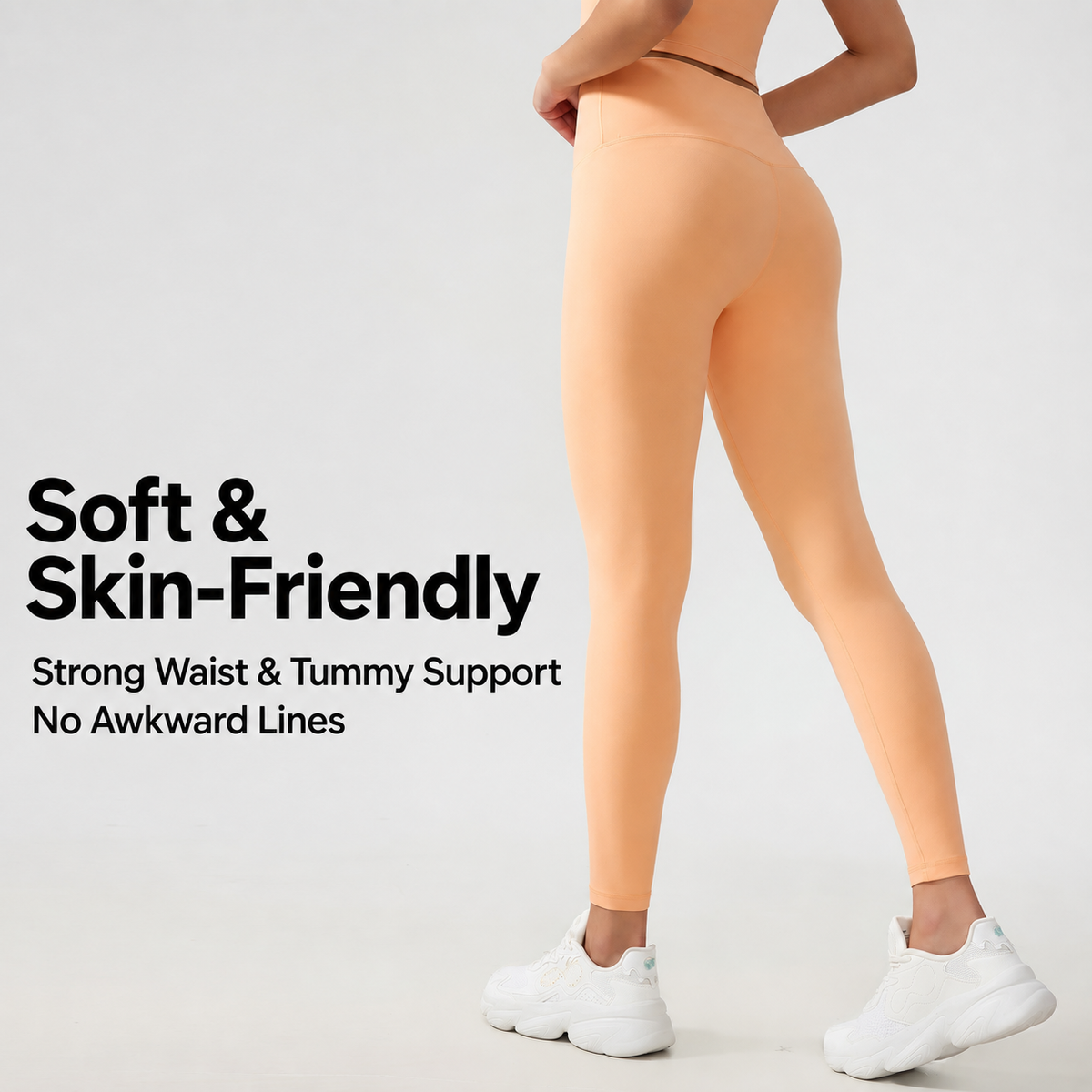 Women's High-Waisted 7/8 Workout Leggings | Sculpting Yoga Pants – SMOVOV