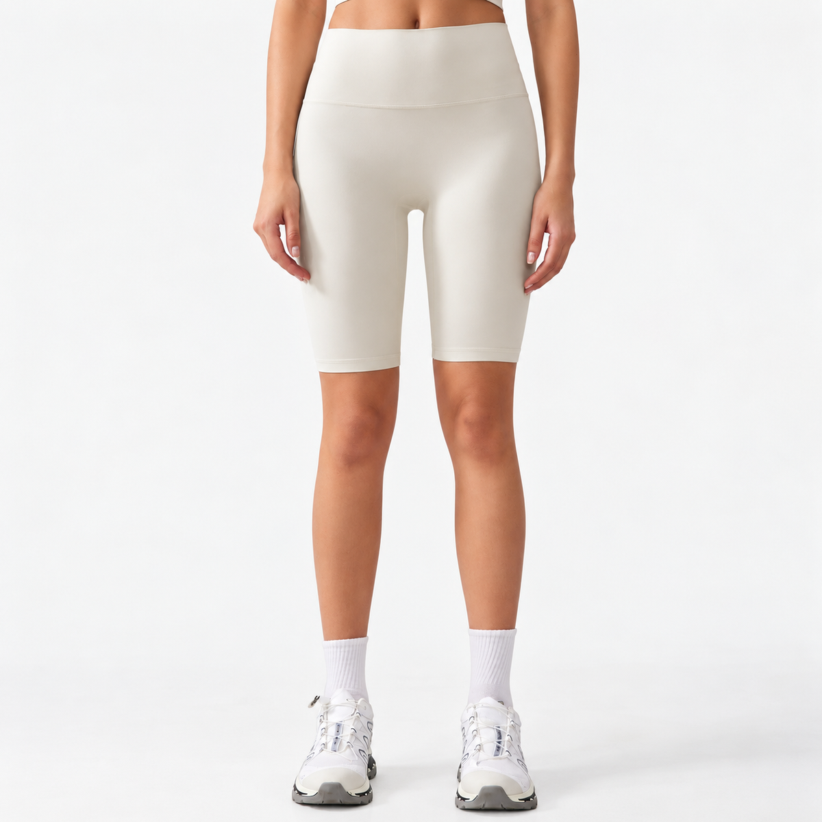 SMOVOV High-Waisted Sculpting Biker Shorts – One Size | AG004